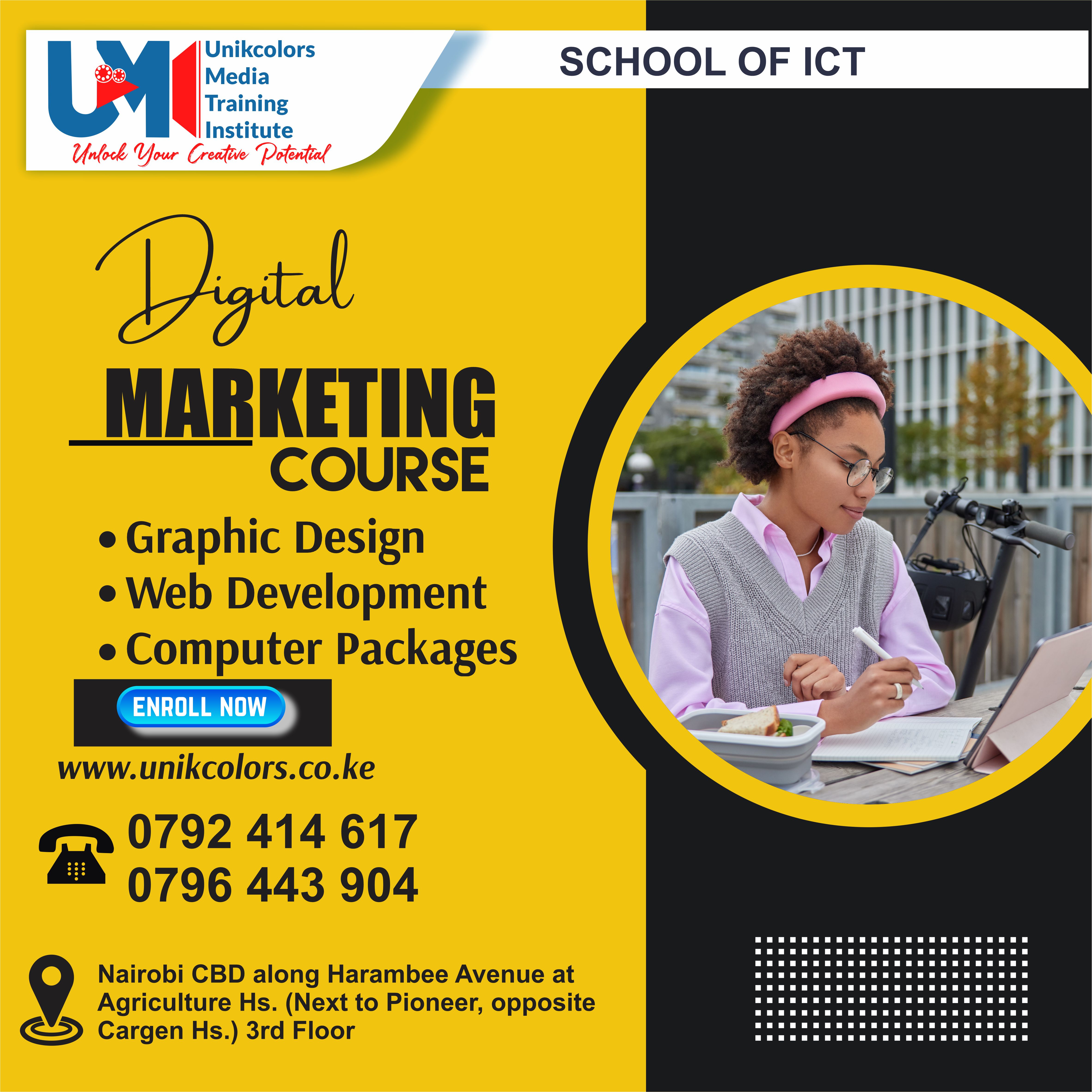 COMPUTER COURSES - DIGITAL MARKETING | GRAPHIC DESIGN | WEB DEVELOPMENT | COMPUTER PACKAGES COURSE